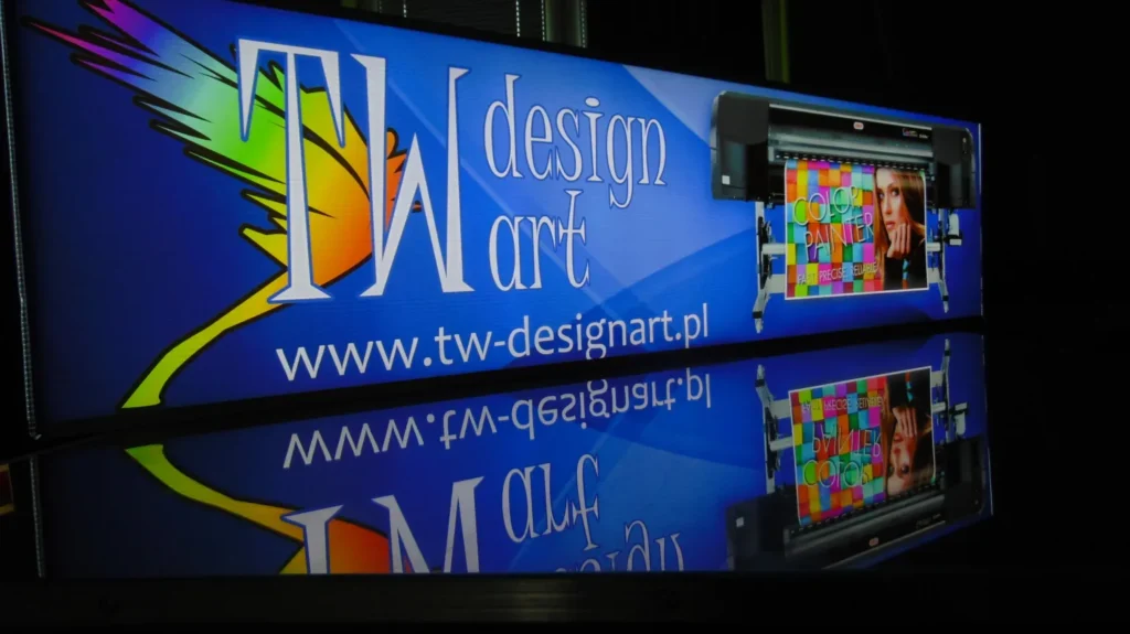 reklama podświetlana