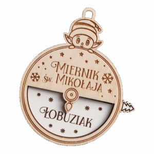 Miernik Św. Mikołaja Dekoracja i upominek świąteczny